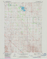 Goose Lake Nebraska Historical topographic map, 1:24000 scale, 7.5 X 7.5 Minute, Year 1981
