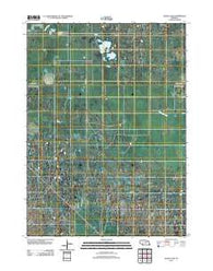 Goose Lake Nebraska Historical topographic map, 1:24000 scale, 7.5 X 7.5 Minute, Year 2011