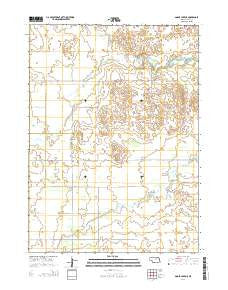 Goose Lake NE Nebraska Current topographic map, 1:24000 scale, 7.5 X 7.5 Minute, Year 2014