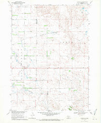 Gordon SE Nebraska Historical topographic map, 1:24000 scale, 7.5 X 7.5 Minute, Year 1969