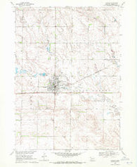 Gordon Nebraska Historical topographic map, 1:24000 scale, 7.5 X 7.5 Minute, Year 1969