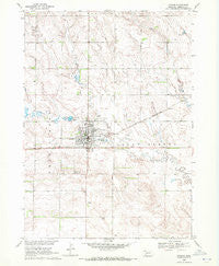 Gordon Nebraska Historical topographic map, 1:24000 scale, 7.5 X 7.5 Minute, Year 1969