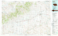 Gordon Nebraska Historical topographic map, 1:100000 scale, 30 X 60 Minute, Year 1985