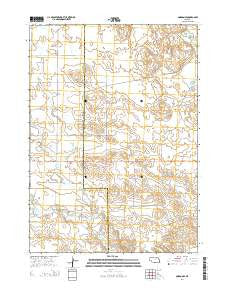 Gordon SE Nebraska Current topographic map, 1:24000 scale, 7.5 X 7.5 Minute, Year 2014