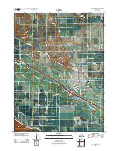 Gothenburg Nebraska Historical topographic map, 1:24000 scale, 7.5 X 7.5 Minute, Year 2011