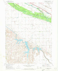 Gothenburg SE Nebraska Historical topographic map, 1:24000 scale, 7.5 X 7.5 Minute, Year 1970