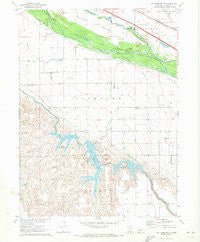 Gothenburg SE Nebraska Historical topographic map, 1:24000 scale, 7.5 X 7.5 Minute, Year 1970