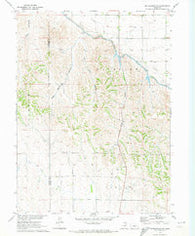 Gothenburg SW Nebraska Historical topographic map, 1:24000 scale, 7.5 X 7.5 Minute, Year 1970