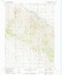 Gothenburg SW Nebraska Historical topographic map, 1:24000 scale, 7.5 X 7.5 Minute, Year 1970