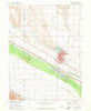 Gothenburg Nebraska Historical topographic map, 1:24000 scale, 7.5 X 7.5 Minute, Year 1970