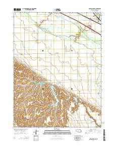 Gothenburg SE Nebraska Current topographic map, 1:24000 scale, 7.5 X 7.5 Minute, Year 2014
