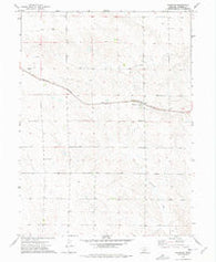 Grainton Nebraska Historical topographic map, 1:24000 scale, 7.5 X 7.5 Minute, Year 1973