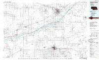 Grand Island Nebraska Historical topographic map, 1:100000 scale, 30 X 60 Minute, Year 1985