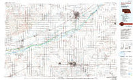 Grand Island Nebraska Historical topographic map, 1:100000 scale, 30 X 60 Minute, Year 1985