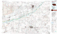 Grand Island Nebraska Historical topographic map, 1:100000 scale, 30 X 60 Minute, Year 1985