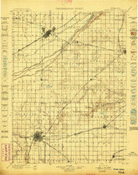 Grand Island Nebraska Historical topographic map, 1:125000 scale, 30 X 30 Minute, Year 1898