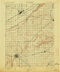 Grand Island Nebraska Historical topographic map, 1:125000 scale, 30 X 30 Minute, Year 1898