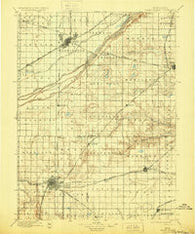 Grand Island Nebraska Historical topographic map, 1:125000 scale, 30 X 30 Minute, Year 1898