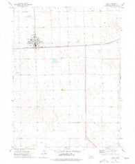 Grant Nebraska Historical topographic map, 1:24000 scale, 7.5 X 7.5 Minute, Year 1973