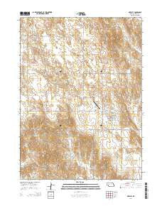 Greeley Nebraska Current topographic map, 1:24000 scale, 7.5 X 7.5 Minute, Year 2014