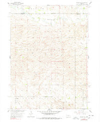 Greeley NE Nebraska Historical topographic map, 1:24000 scale, 7.5 X 7.5 Minute, Year 1954