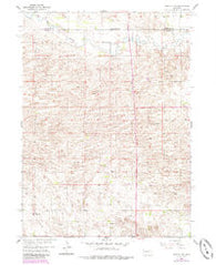 Greeley NE Nebraska Historical topographic map, 1:24000 scale, 7.5 X 7.5 Minute, Year 1954
