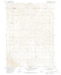 Greeley NW Nebraska Historical topographic map, 1:24000 scale, 7.5 X 7.5 Minute, Year 1954