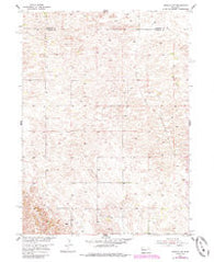 Greeley NW Nebraska Historical topographic map, 1:24000 scale, 7.5 X 7.5 Minute, Year 1954