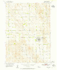 Greeley Nebraska Historical topographic map, 1:24000 scale, 7.5 X 7.5 Minute, Year 1954