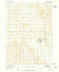 Greeley Nebraska Historical topographic map, 1:24000 scale, 7.5 X 7.5 Minute, Year 1954