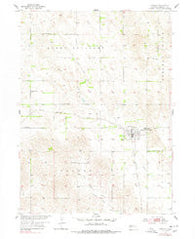 Greeley Nebraska Historical topographic map, 1:24000 scale, 7.5 X 7.5 Minute, Year 1954
