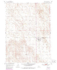 Greeley Nebraska Historical topographic map, 1:24000 scale, 7.5 X 7.5 Minute, Year 1954