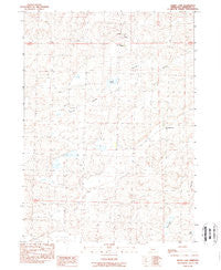 Green Lake Nebraska Historical topographic map, 1:24000 scale, 7.5 X 7.5 Minute, Year 1989