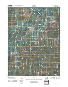 Greenwood Nebraska Historical topographic map, 1:24000 scale, 7.5 X 7.5 Minute, Year 2011