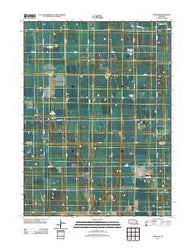 Gresham Nebraska Historical topographic map, 1:24000 scale, 7.5 X 7.5 Minute, Year 2011