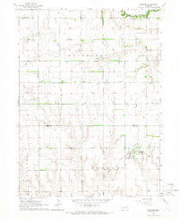 Gresham Nebraska Historical topographic map, 1:24000 scale, 7.5 X 7.5 Minute, Year 1965