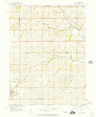 Gretna Nebraska Historical topographic map, 1:24000 scale, 7.5 X 7.5 Minute, Year 1956