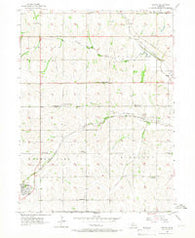 Gretna Nebraska Historical topographic map, 1:24000 scale, 7.5 X 7.5 Minute, Year 1956