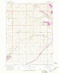 Gretna Nebraska Historical topographic map, 1:24000 scale, 7.5 X 7.5 Minute, Year 1956