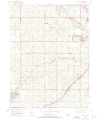 Gretna Nebraska Historical topographic map, 1:24000 scale, 7.5 X 7.5 Minute, Year 1956