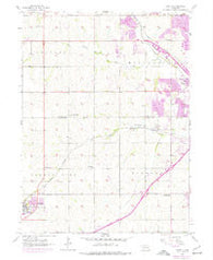 Gretna Nebraska Historical topographic map, 1:24000 scale, 7.5 X 7.5 Minute, Year 1956
