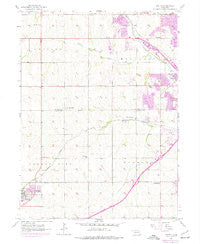 Gretna Nebraska Historical topographic map, 1:24000 scale, 7.5 X 7.5 Minute, Year 1956