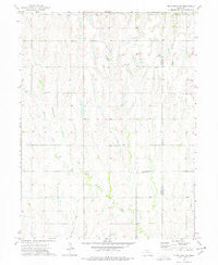 Guide Rock NE Nebraska Historical topographic map, 1:24000 scale, 7.5 X 7.5 Minute, Year 1974