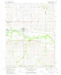 Guide Rock Nebraska Historical topographic map, 1:24000 scale, 7.5 X 7.5 Minute, Year 1974