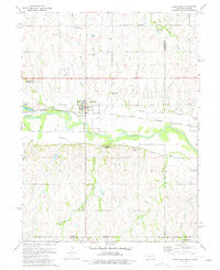 Guide Rock Nebraska Historical topographic map, 1:24000 scale, 7.5 X 7.5 Minute, Year 1974