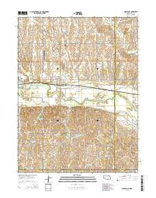 Guide Rock Nebraska Current topographic map, 1:24000 scale, 7.5 X 7.5 Minute, Year 2014