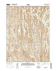Guide Rock NE Nebraska Current topographic map, 1:24000 scale, 7.5 X 7.5 Minute, Year 2014