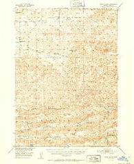 Gypsy Valley Nebraska Historical topographic map, 1:62500 scale, 15 X 15 Minute, Year 1951