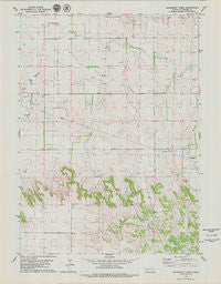 Hackberry Creek Nebraska Historical topographic map, 1:24000 scale, 7.5 X 7.5 Minute, Year 1979
