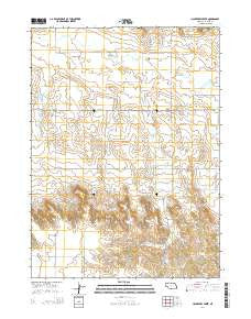 Hackberry Creek Nebraska Current topographic map, 1:24000 scale, 7.5 X 7.5 Minute, Year 2014